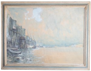 Marian Mokwa (1889 Malary - 1987 Sopot), Niedzielny poranek nad Tamizą