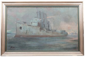 Marian Mokwa (1889 Malary - 1987 Sopot), Krążownik Aurora