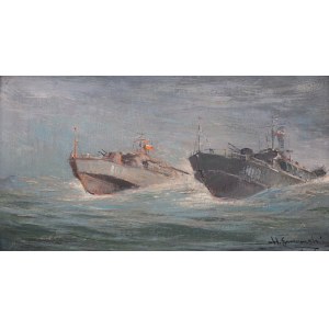 Henryk Baranowski (1932 Starogard Gdański - 2005 Gdynia), Kutry torpedowe, 1963 r. Kutry torpedowe, 1963 r.