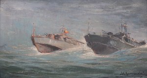 Henryk Baranowski (1932 Starogard Gdański - 2005 Gdynia), Kutry torpedowe, 1963 r. Kutry torpedowe, 1963 r.