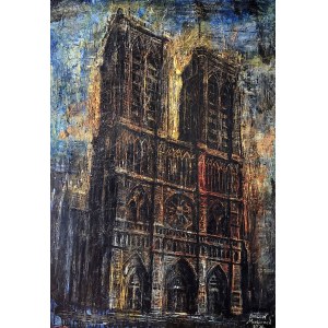David Masionek, Dawn over Notre-Dame Cathedral, 2026