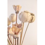 Ceramic flowers, Magnolias and poppies - bouquet of 20 pieces, 2025
