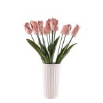 Beata Szustkiewicz, Bouquet of pink ceramic tulips - 15 pieces, 2026