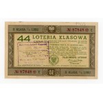 44 Class Lottery, Warsaw 1939 E (153)
