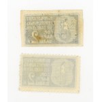 Bricks for charity 2 copies, Warsaw, early 20th c. Total of 2 pieces. (221)