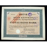 Breslau/Breslau, Meyer Kauffmann Textilwerke, 1000 marks / 160 RM 1911 (195)