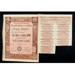 Chemical Industry in Poland, Em.3, 5x 1,000 mkp 1921 (198)