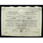 Conversion Loan of the City of Warsaw - bond 1500 zlotys 1926 (215)