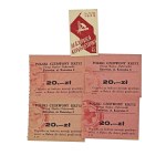 Bricks, set of 5 pcs 1940s/50s (455)