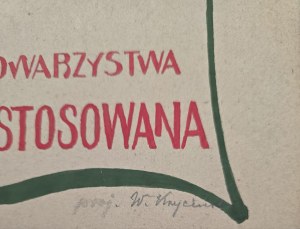 Walerian Kryciński (1852-1929), Projekt okładki Zeszytu sztuki Stosowanej, 1906