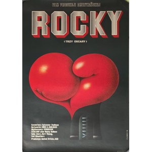 Edward Lutczyn (né en 1947), affiche de la version polonaise du film Rocky, 1978