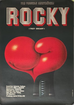 Edward Lutczyn (ur. 1947), Plakat do polskiej wersji filmu Rocky, 1978