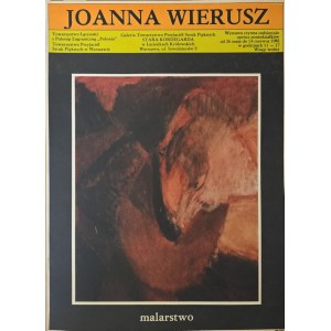 Poster from the exhibition Joanna Wierusz, painting, Kordegarda, 1981