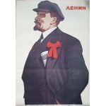 V. Ivanov, Lenin, 1986/1989 (2-part): Russian / Soviet propaganda poster (Russia / USSR).