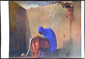 Zdzisław Beksiński, Bez tytułu (In hoc signo vinces), 1974/2017.
