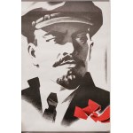 Włodzimierz Saczkow, Lenin, wódz rewolucji, 1989 (3 części): Rosyjski / sowiecki plakat propagandowy (Rosja / ZSRR)