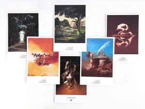 Wojtek Siudmak, Art fantastique (zestaw sześciu kolekcjonerskich kart pocztowych)