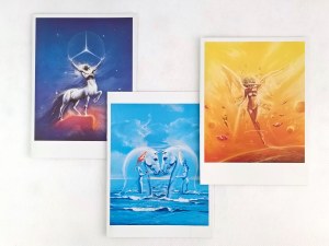 Wojtek Siudmak, Art fantastique (zestaw trzech kolekcjonerskich kart pocztowych)