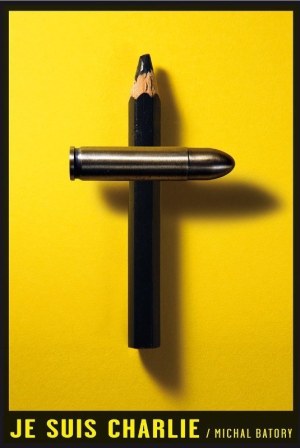 Michał Batory (ur. 1959), Je suis Charlie, 2015 (podpisany)