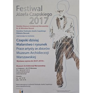 Czapski Today festival poster, 2017