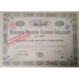 1899. THE MARIENBORN-BEENDORFER LOCAL RAILROAD.