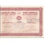 1929. WARSAW STEAM LOCOMOTIVE MANUFACTURING CORPORATION—BEARER SHARES REGISTERED WITH THE VICE CONSUL.