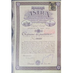 1925. ASTRA—THE FIRST RAILROAD CAR AND ENGINE FACTORY IN ROMANIA.