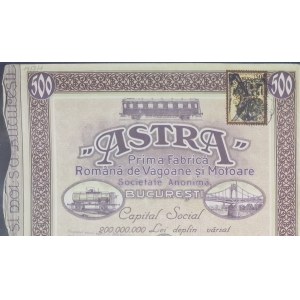 1925. ASTRA—THE FIRST RAILROAD CAR AND ENGINE FACTORY IN ROMANIA.