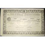 1937. A COLLECTION OF 3 BELGIAN NATIONAL RAILROAD STOCKS.