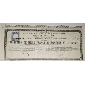 1931. WIELKIE KOLEJE PAŃSTWOWE FRANCJI.