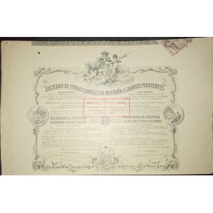 1891. THE MOUNTAIN RAILROADS OF CATALONIA - BARCELONA.