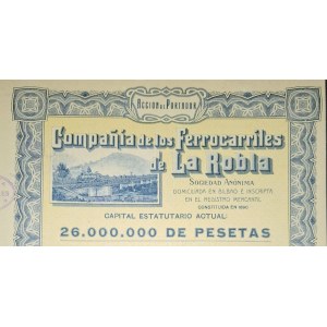 1928. LA ROBLA RAILROADS - BILBAO.