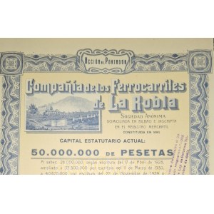 1941. DIE EISENBAHN VON LA ROBLA NACH BILBAO.