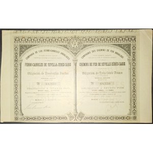 1907. THE SEVILLE-JEREZ-CADIZ RAILROAD.