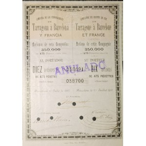 1887. THE TARRAGONA–BARCELONA–FRANCE RAILROAD.