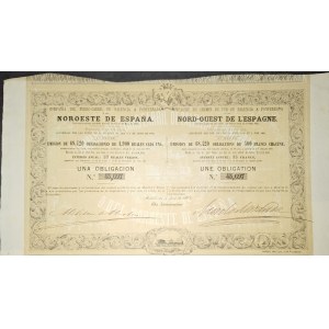 1862. THE NORTHWEST RAILROADS OF SPAIN.