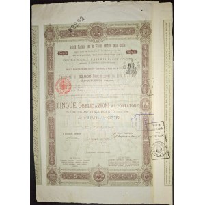 1888. BOND OF THE ITALIAN RAILROAD COMPANY OF SICILY.