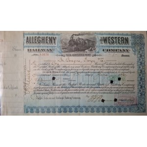 1898. ALLEGHENY AND WESTERN RAILWAY COMPANY.