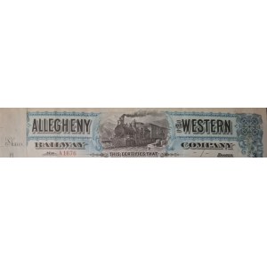 1898. ALLEGHENY AND WESTERN RAILWAY COMPANY.
