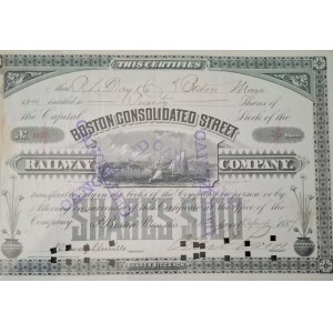 1887. BOSTON CONSOLIDATED STREET RAILWAY COMPANY.