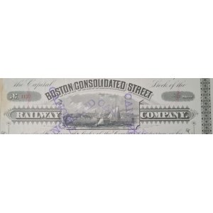 1887. BOSTON CONSOLIDATED STREET RAILWAY COMPANY.