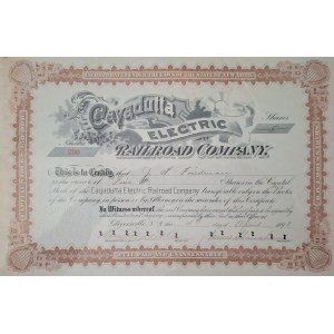 1893. CAYADUTTA ELECTRIC RAILROAD COMPANY.