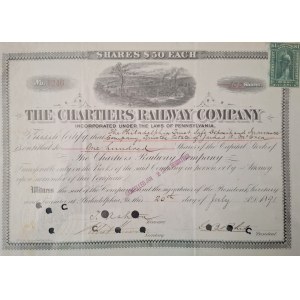 1891. CHARTIERS RAILWAY COMPANY. $5,000.