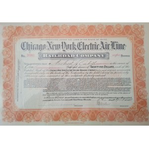 1911. CHICAGO NEW YORK ELECTRIC AIR LINE RAILROAD COMPANY.