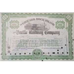 1916. CHICAGO ROCK ISLAND AND PACIFIC RAILWAY COMPANY. 10 000 USD.