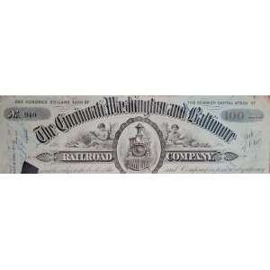1887. CINCINNATI, WASHINGTON, AND BALTIMORE RAILROAD COMPANY. $10,000.