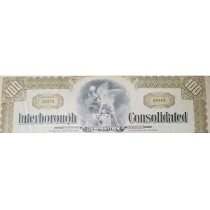 1922. INTERBOROUGH CONSOLIDATED CORPORATION [NEW YORK SUBURBAN AND URBAN RAILROADS].