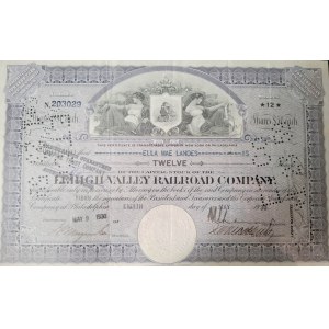 1930–1951. LEHIGH VALLEY RAILROAD COMPANY. 3 SHARES.