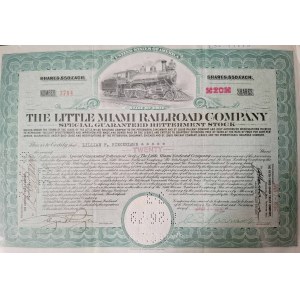 1936. LITTLE MIAMI RAILROAD COMPANY. $1,000.