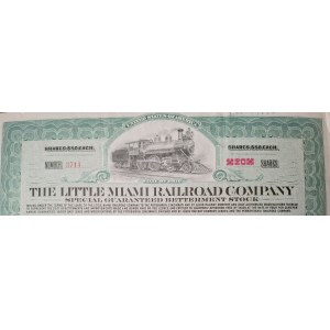 1936. LITTLE MIAMI RAILROAD COMPANY. $1,000.